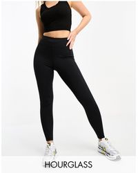 ASOS 4505 - Hourglass Icon Running Tie Waist Gym legging With Phone Pocket - Lyst