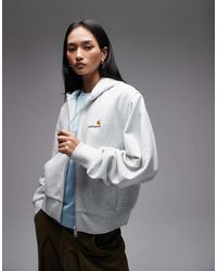 Carhartt - American Script Zip Through Hoodie - Lyst