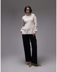 & Other Stories - Wool And Cotton Blend Knit Oversized Sweater - Lyst