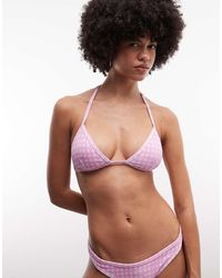 Monki - Top Bikini A Triangolo - Lyst