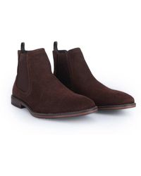 Thomas Crick - Griffin Suede Leather Chelsea Boot - Lyst