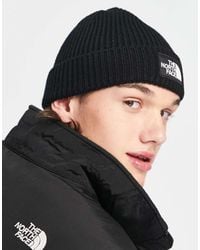 The North Face - Gorro con vuelta y logo cuadrado - Lyst