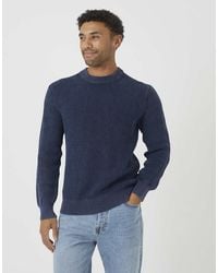 Brave Soul - Acid Wash Crew Neck Knitted Jumper - Lyst