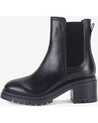 OFF THE HOOK - 'Kington' Block Heel High Ankle Leather Chelsea Boots - Lyst