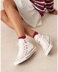 Converse - Hearts Chuck Taylor All Star Hi - Lyst