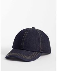 ASOS - Denim Baseball Cap - Lyst