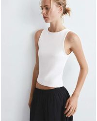 Pull&Bear - Tank Top With Modal - Lyst
