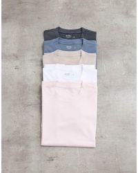 Hollister - 5 Pack Everyday T-shirt - Lyst