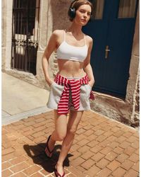 Oysho - Cotton Blend Fleece Shorts - Lyst