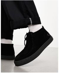 Fred Perry - Dawson Mid Suede Boots - Lyst