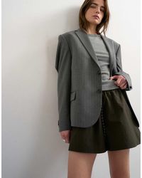 TOPSHOP - Nylon Hardloopshort Met Koord - Lyst