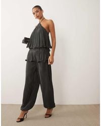 ASOS - Plisse Bubble Trousers With Skirt Overlay - Lyst