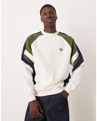 Alma de Ace - Sudadera Hueso Con Diseño Color Block Peli De - Lyst