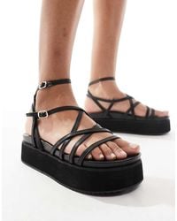 Raid - Leili Strappy Platform Sandals - Lyst