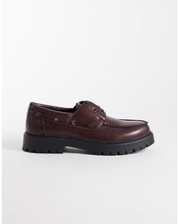SEQWL - Mexton Chunky Lace Up Boat Shoes - Lyst