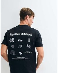 adidas Originals - Adidas Running Essentials T-Shirt With Back Print - Lyst
