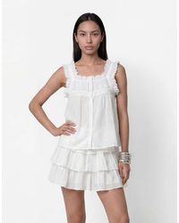 Noisy May - Tiered Mini Skirt - Lyst