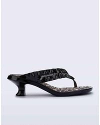 Melissa - X Ganni Thong Kitten Heel - Lyst