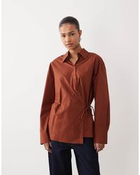Mango - Camicia Oversize Allacciata - Lyst