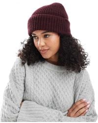 New Look - Grofgebreide Beanie - Lyst
