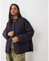 New Balance - Quilted Bomber - Lyst