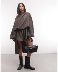 Muse Assembly - Asymmetrical High Low Midaxi Dress - Lyst