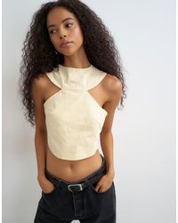 TOPSHOP - 90er cutaway-top - Lyst
