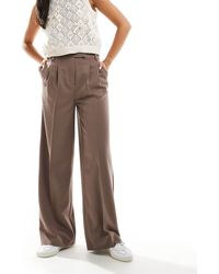 New Look - Elegante Broek Met Wijde Pijpen - Lyst