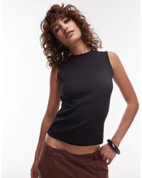 TOPSHOP - – schmal geschnittenes tanktop - Lyst