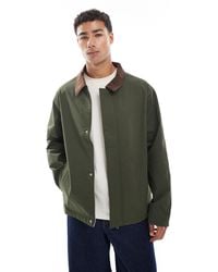 Jack & Jones - Harrington Jacket With Cord Collar - Lyst