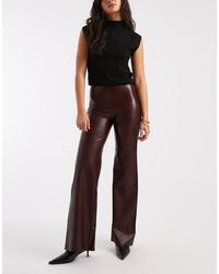 Commando - Faux Leather Wide Leg Pant - Lyst