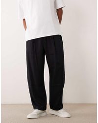 Bershka - Super baggy Rustic Trousers - Lyst