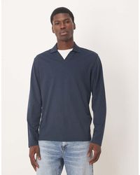 SELECTED - Polo Met Split Aan De Hals - Lyst