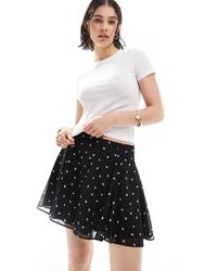 ASOS - Flippy Chiffon Mini Skirt - Lyst