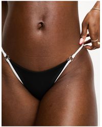 Weekday - Deep Brazilian Tanga Bikini Bottom - Lyst