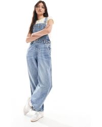 Monki - – jeans-latzhose - Lyst