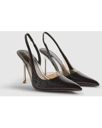 River Island - Sling Back Court Heels - Lyst