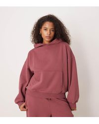 ASOS - Asos Design Curve Premium Heavyweight 500gsm Hoodie With Balloon Sleeve - Lyst