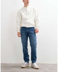 Only & Sons - Vaqueros Elásticos Con Lavado Medio De Corte Estándar Weft De -Azul - Lyst