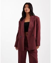 Vero Moda - Tailored Herringbone Co-Ord Blazer - Lyst