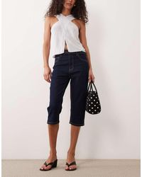 ASOS - Capri Jeans With Front Pockets - Lyst
