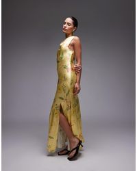 TOPSHOP - – maxikleid mit blumenmuster - Lyst