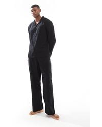 ASOS - Pyjama Set With Long Sleeve Shirt And Pants - Lyst