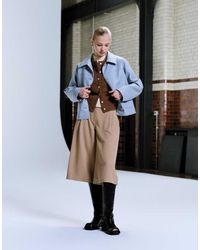 ASOS - Tailored High Waist Culotte Trousers - Lyst