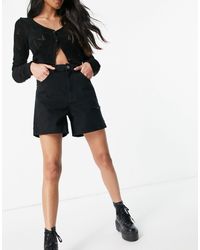 Bershka Knee-length shorts and long shorts for Women - Up to 65% off | Lyst