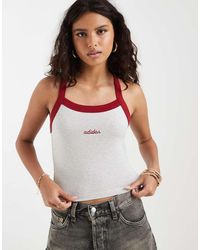 adidas Originals - Logo Tank Top - Lyst