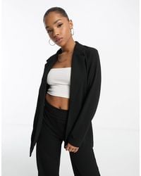 Vero Moda - – lang geschnittener jersey-blazer - Lyst