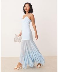 Forever New - – transparentes maxikleid - Lyst