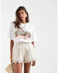 ASOS - Oversized T-Shirt With Oaxaca Postcard Graphic - Lyst