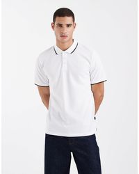 Jack & Jones - Premium - polo avec col à liseré - Lyst